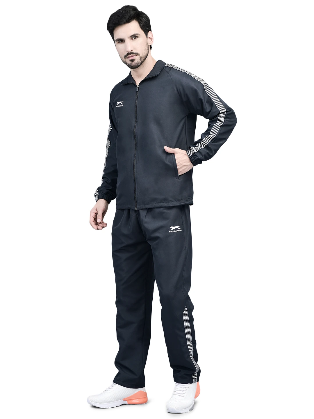 Navy Blue Active Tracksuit for Men