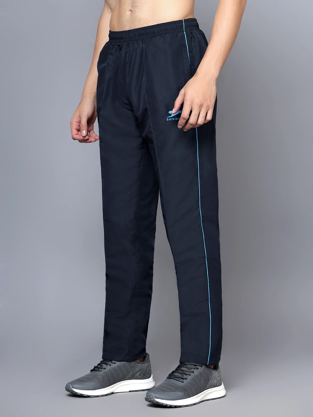 Men's Smart Pant 2.0 in Navy & Cyan Blue