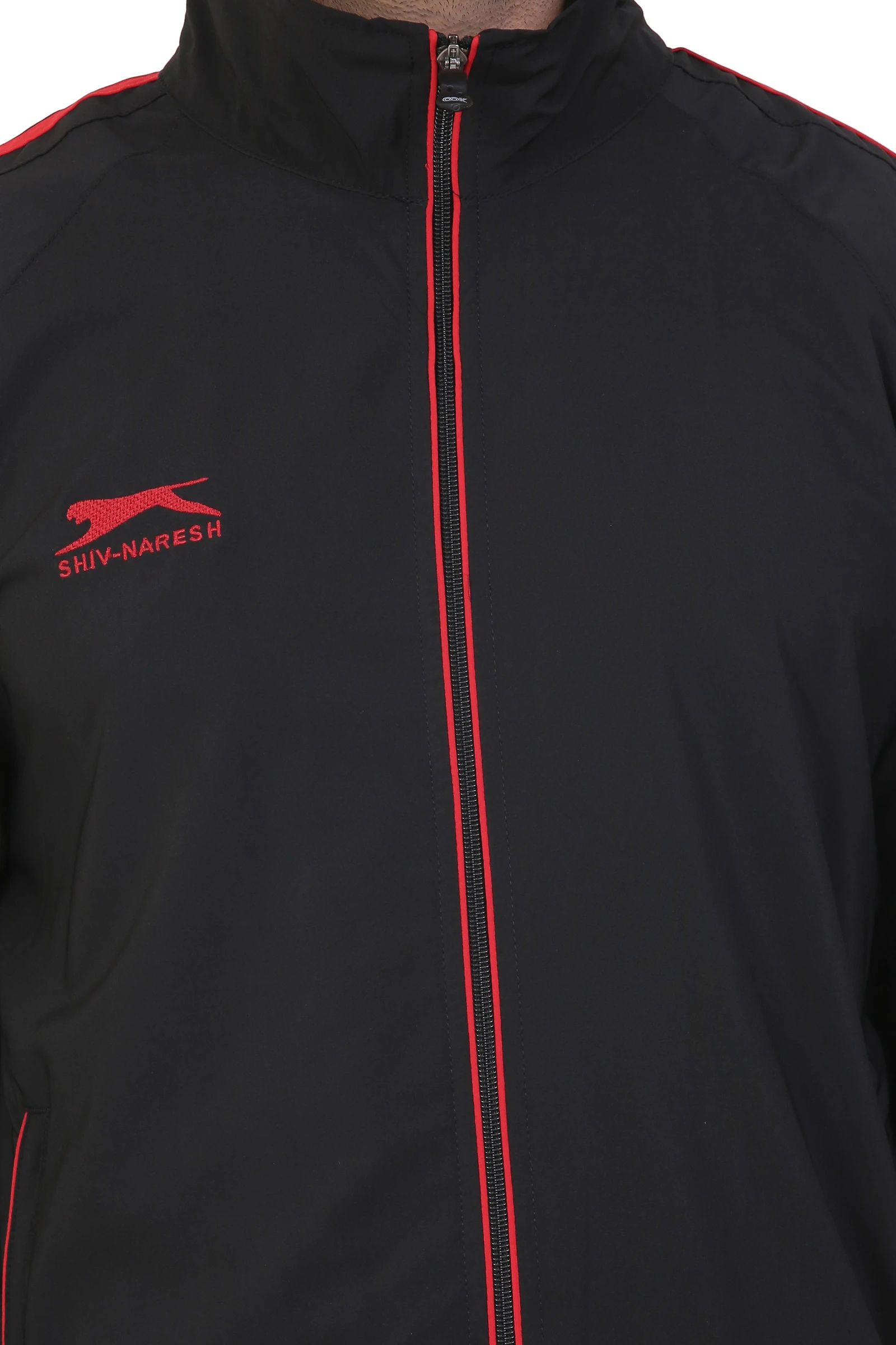 Men's active black & red track suit