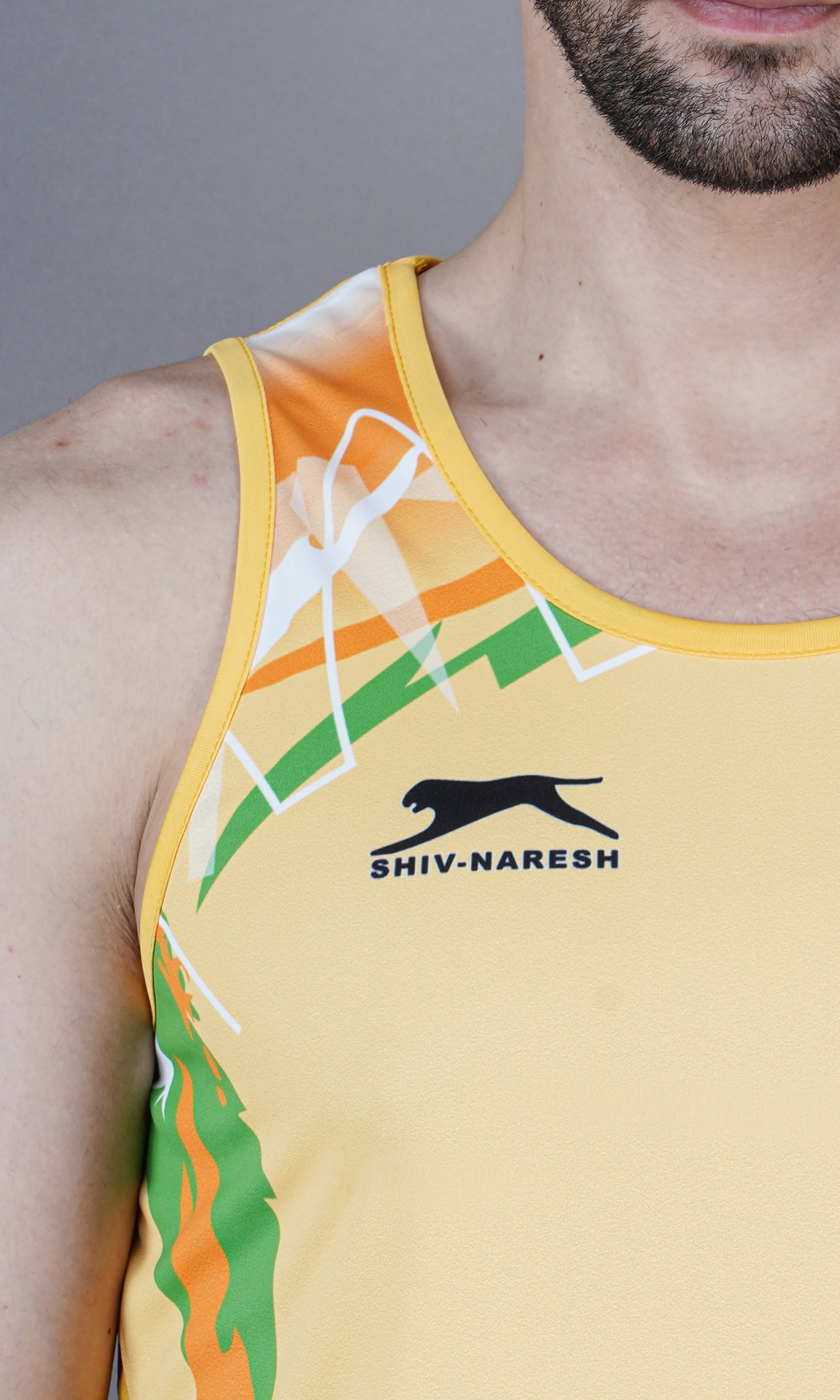 Yellow Game Athletic Set for men in India
