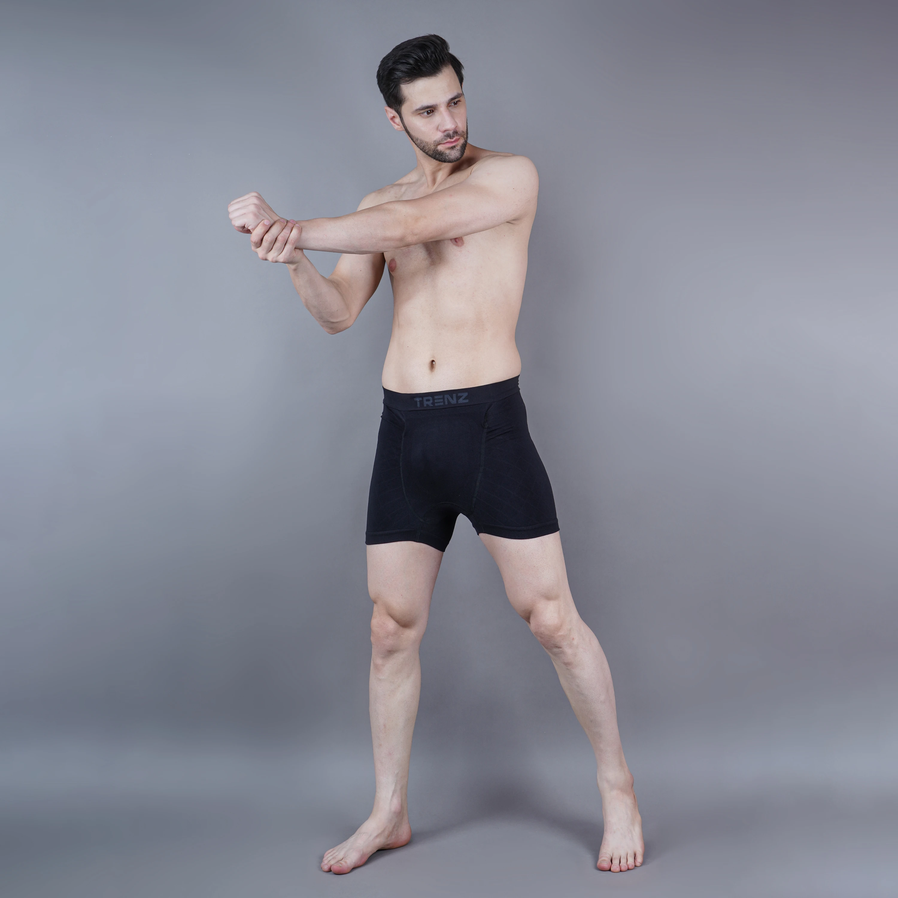 Black Cricket & Gym Supporter Trunk for Men