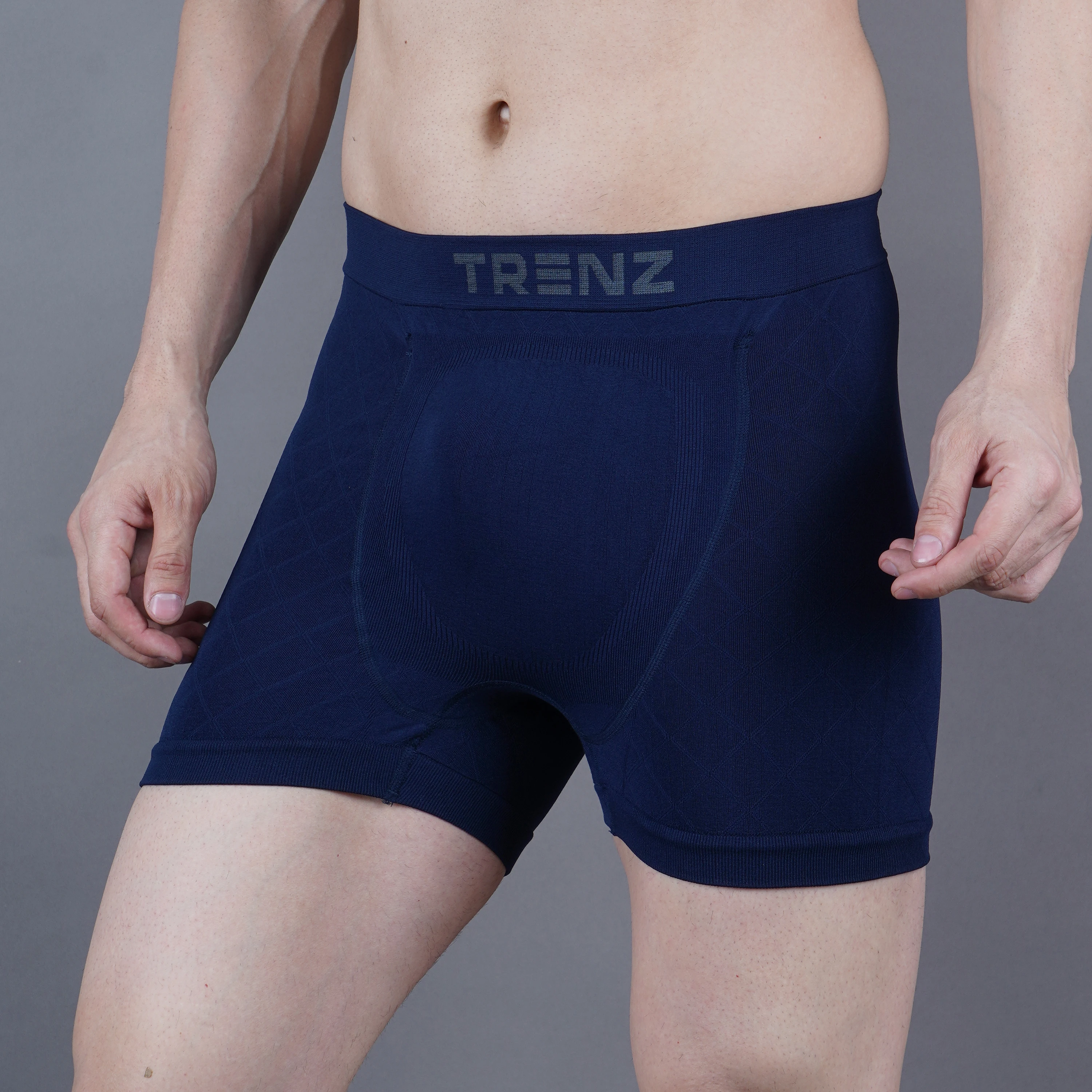 Navy Blue Cricket & Gym Supporter Trunk for Men