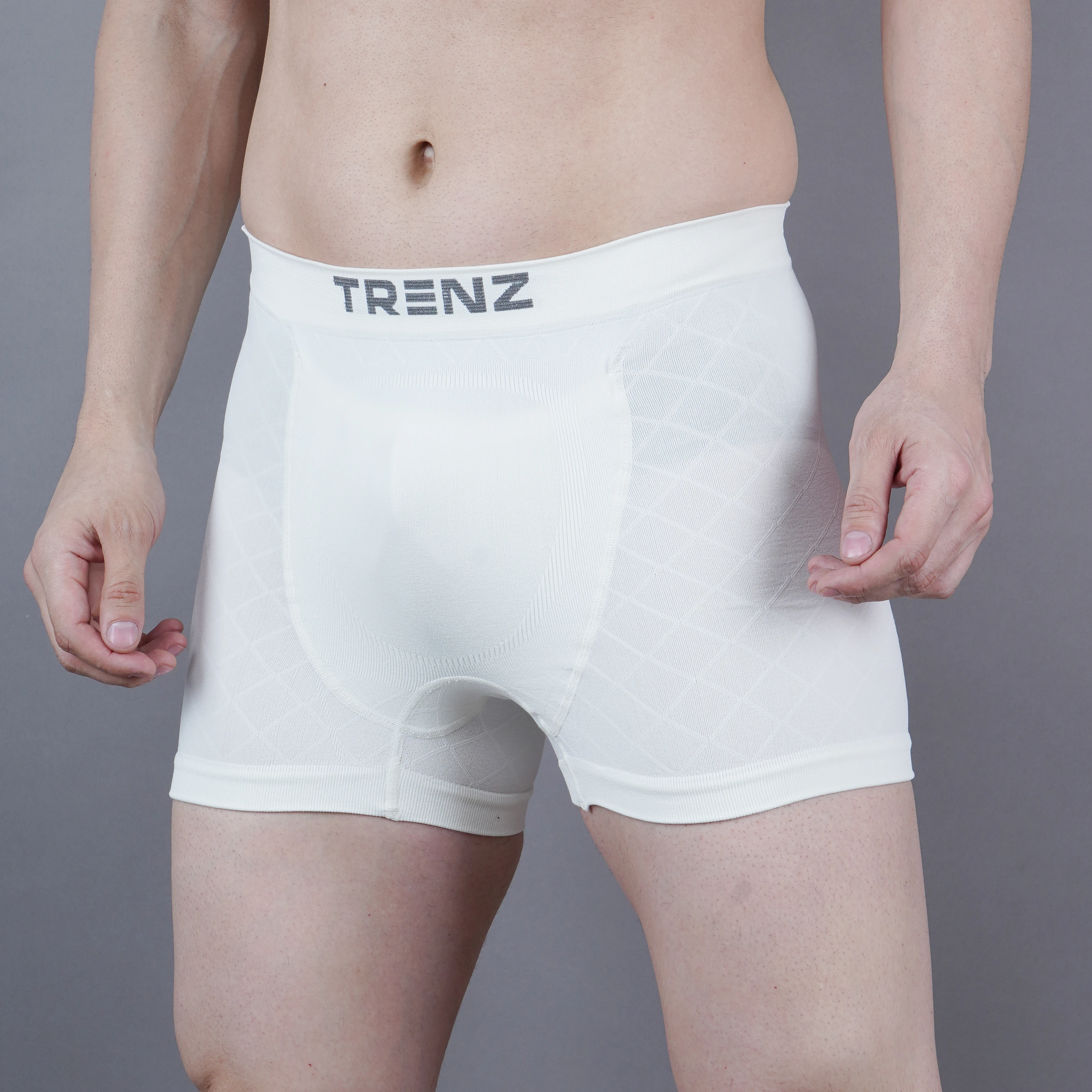 Off White Cricket Supporter Trunk for Men