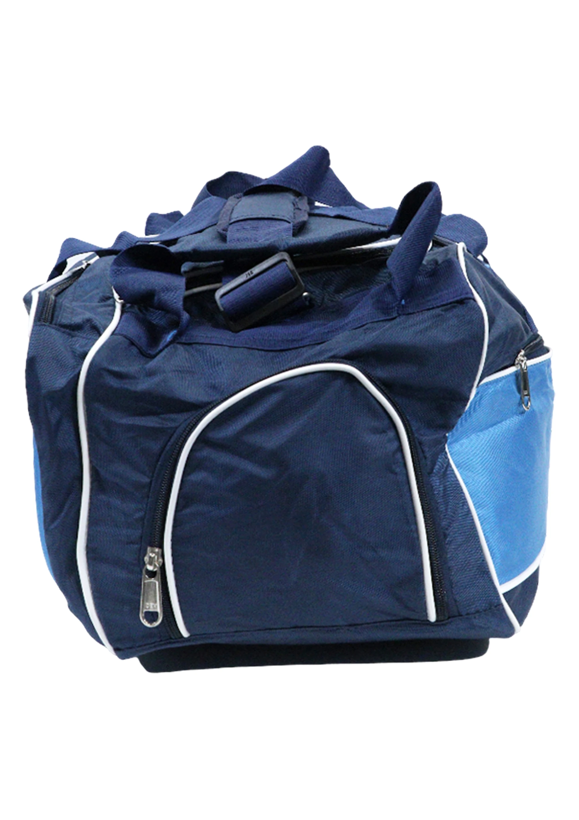 Shiv Naresh Navy Blue Cyan Trolley Duffle Bag
