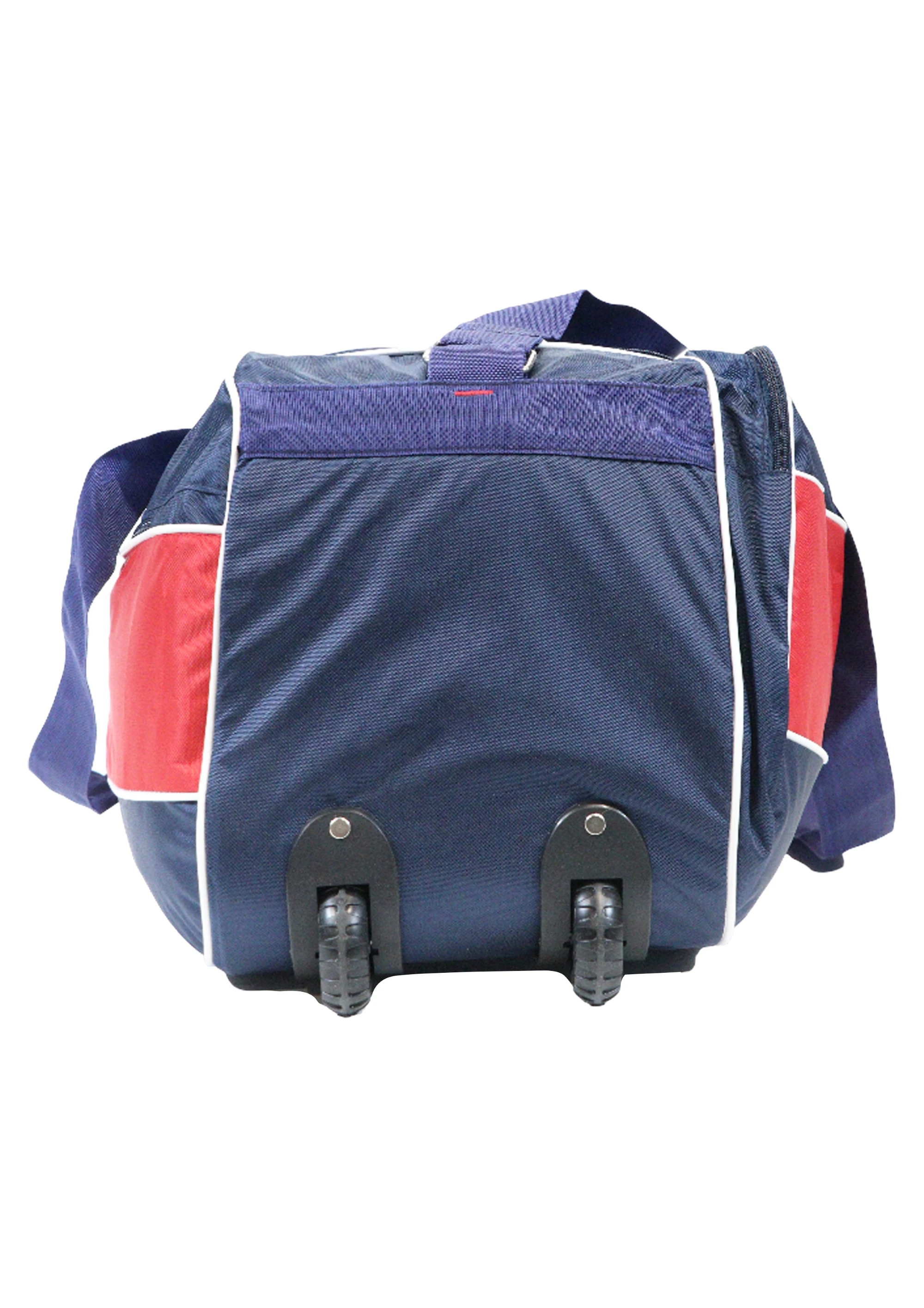 Shiv Naresh Navy Blue Red Trolley Duffle Bag