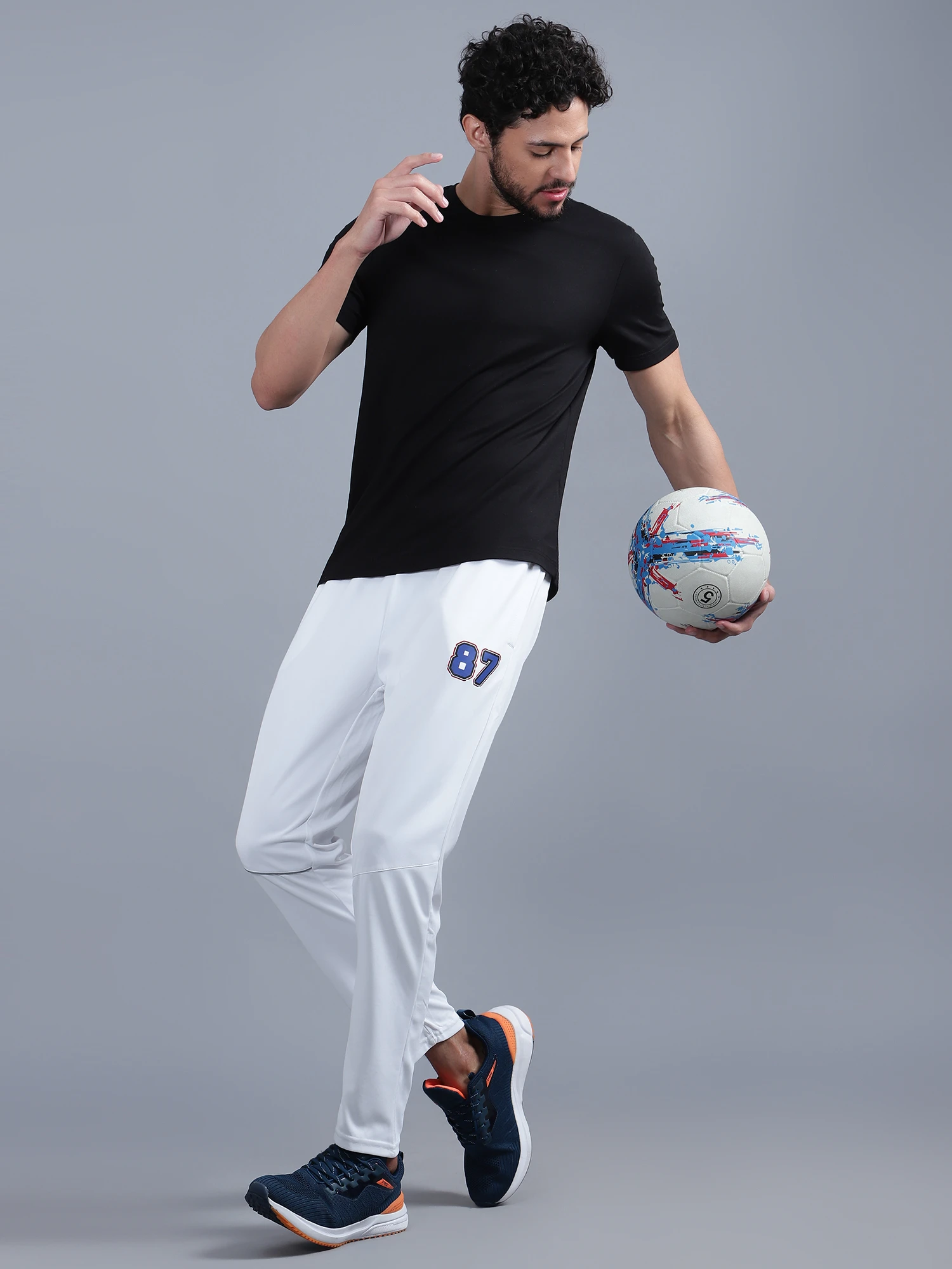 Shiv Naresh Men's White Smart Pants