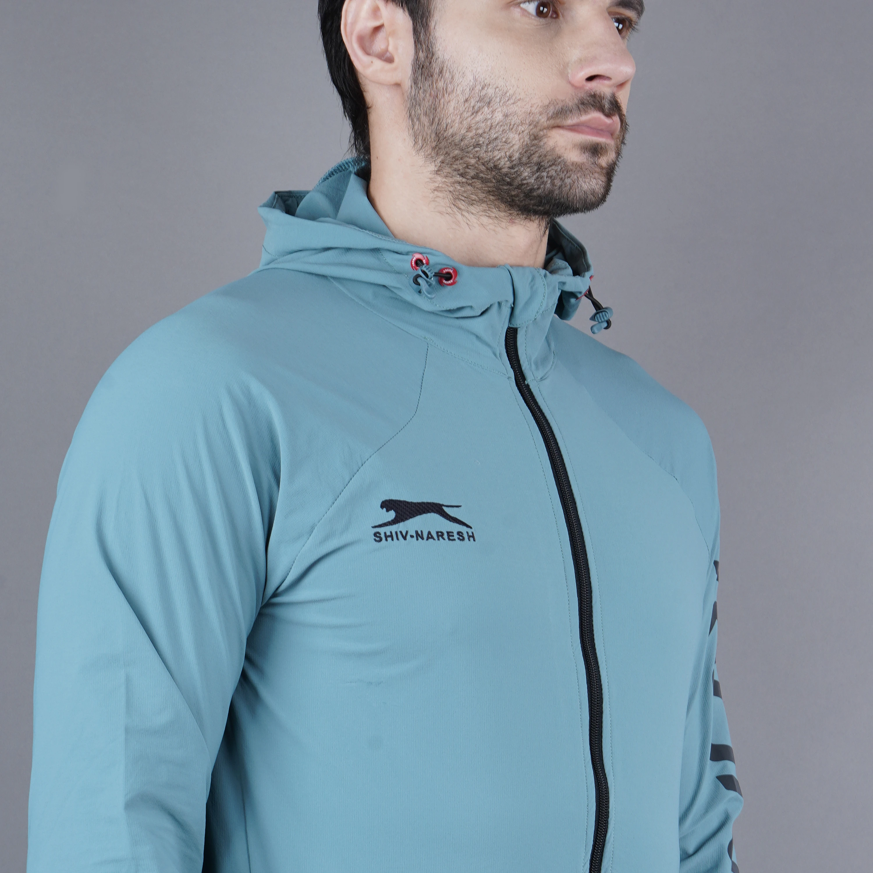 Shiv Naresh Ice Blue Training Tracksuit for Men