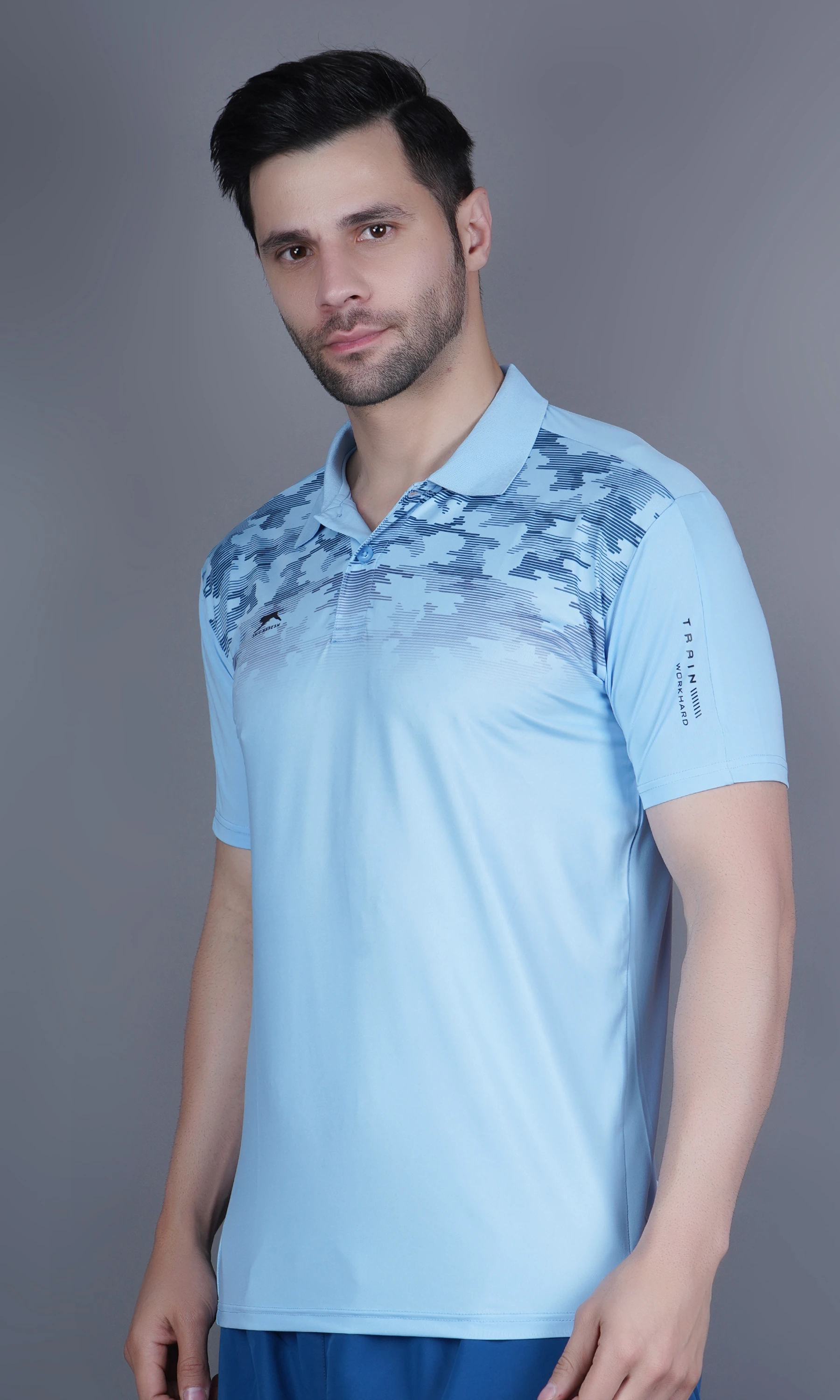 smart fit t shirt blue