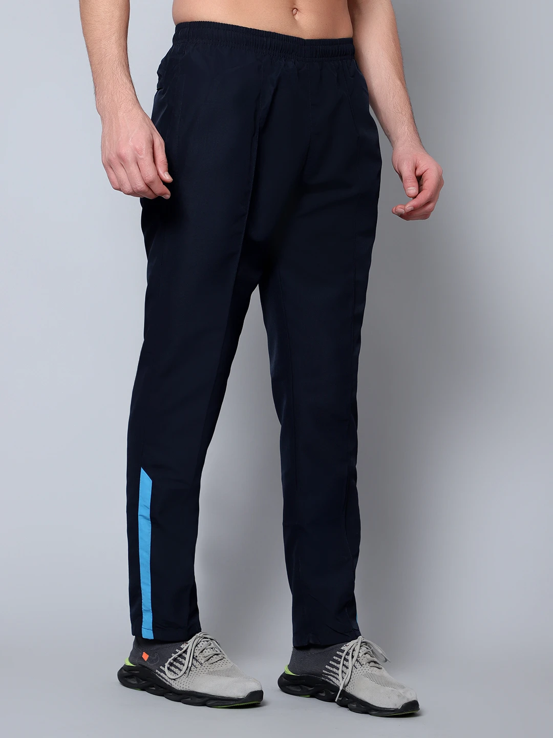 Shiv Naresh Classic Trackpant Navy Blue Cyan for Men