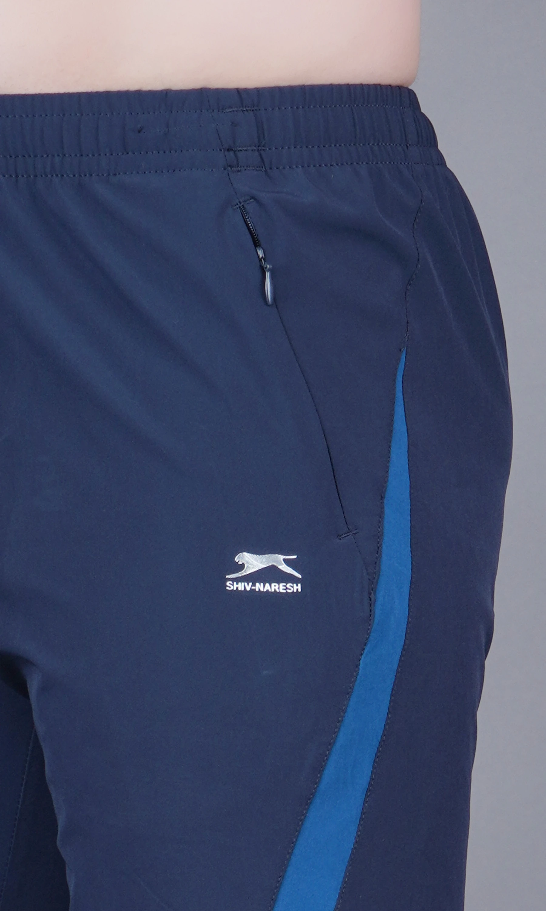 Men's navy blue essential training shorts