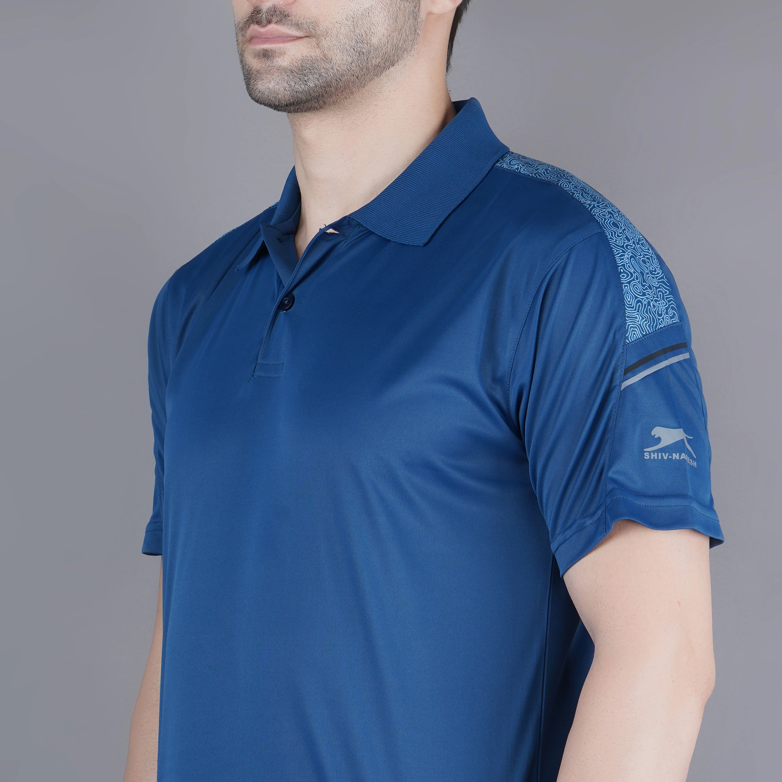regular fit t shirt blue