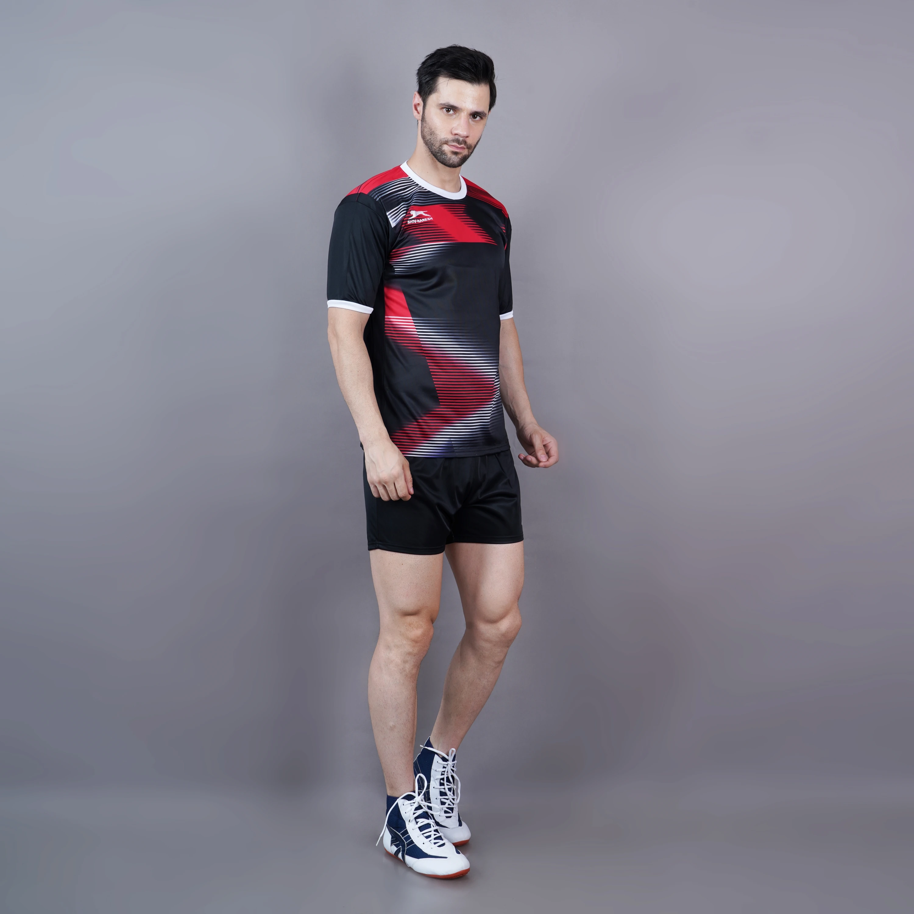 Pro Charge Kabaddi Set Black Red for men