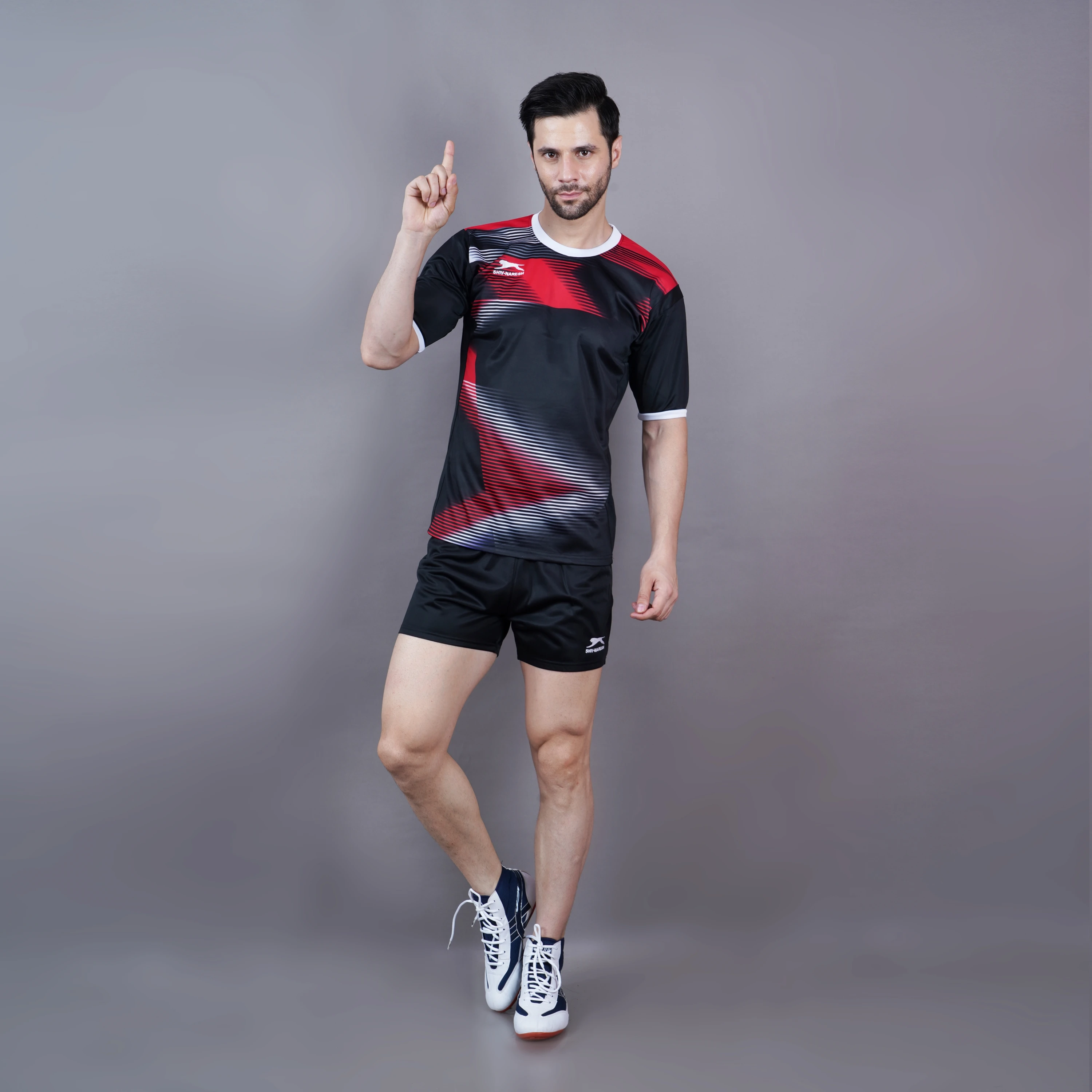 Pro Charge Kabaddi Set Black Red for men