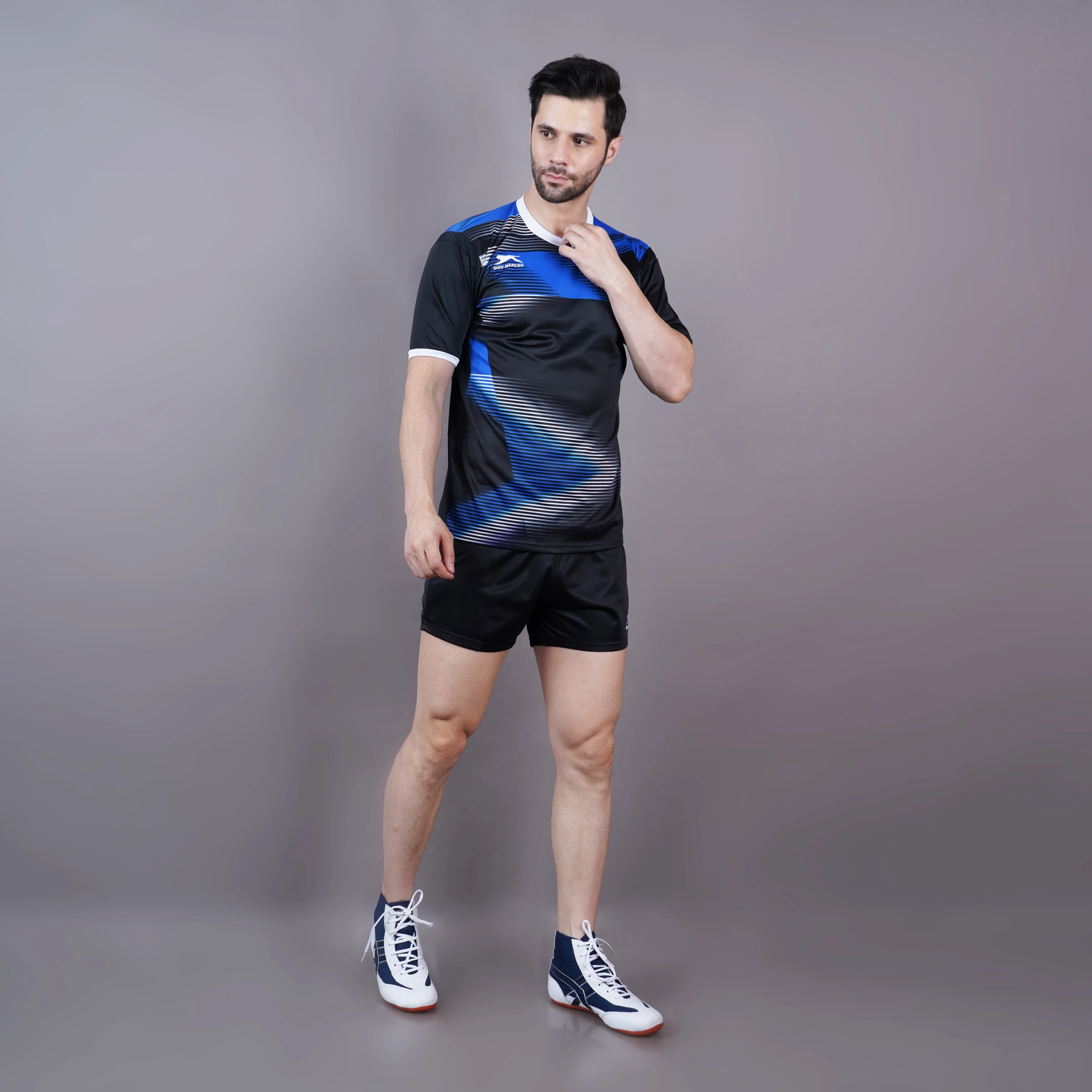 Pro Charge Kabaddi Set Black Royal Blue for men