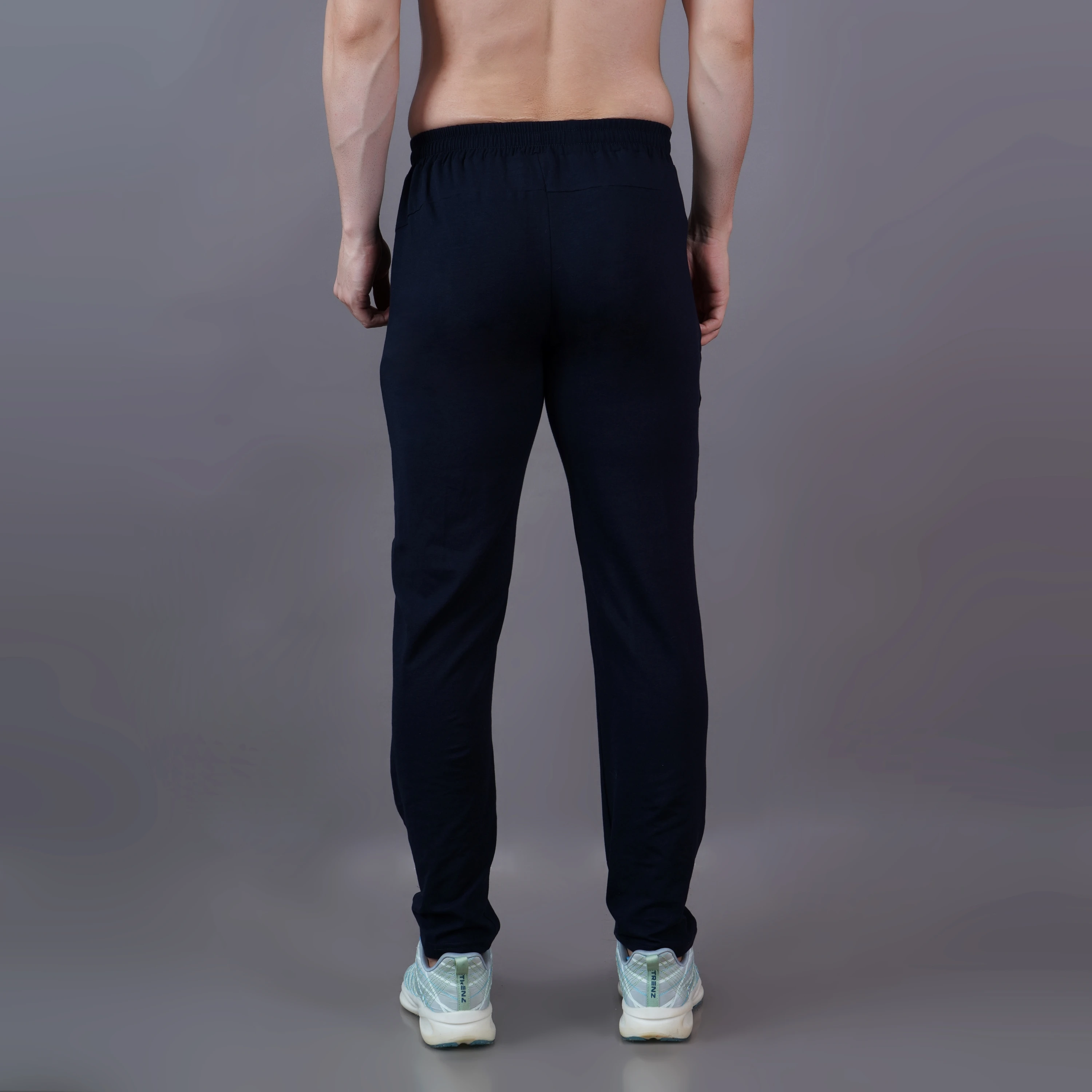 Navy Blue Flex Fit Joggers for Men