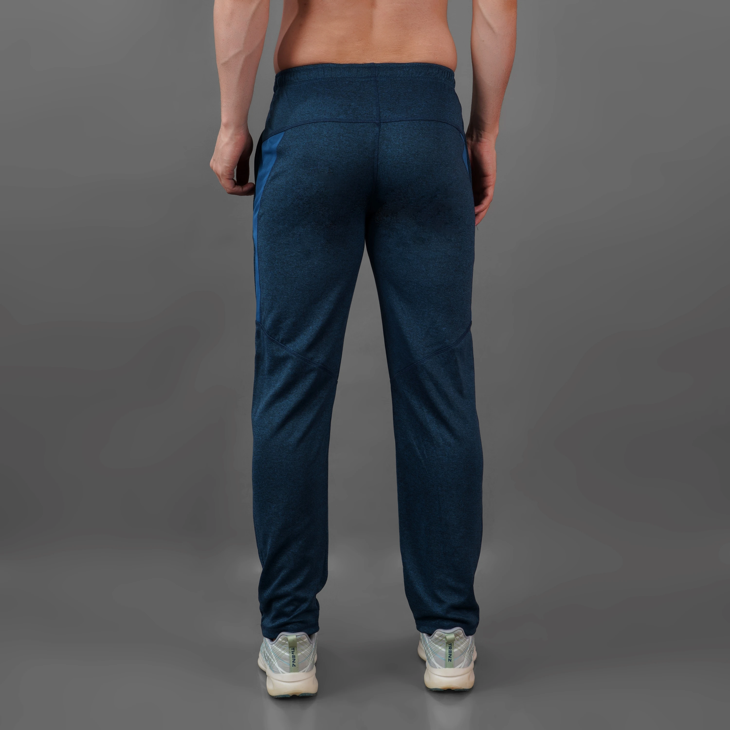 Airforce Blue Flex Stride Track Pants for Men
