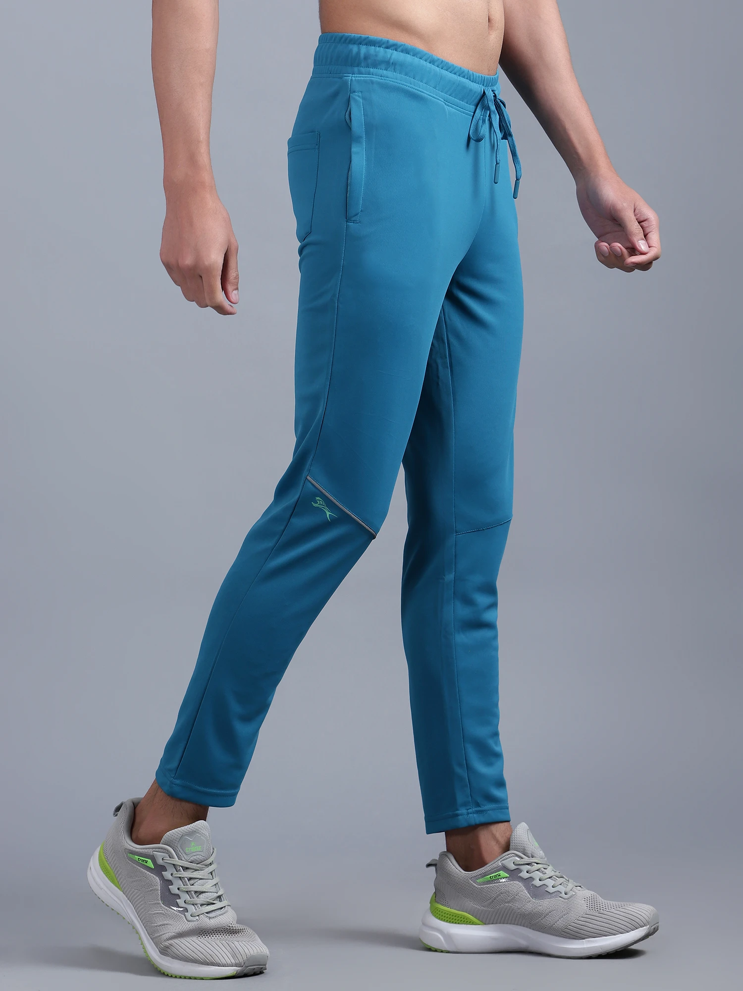 Shiv Naresh Smart Airforce Blue Track Pants for Men