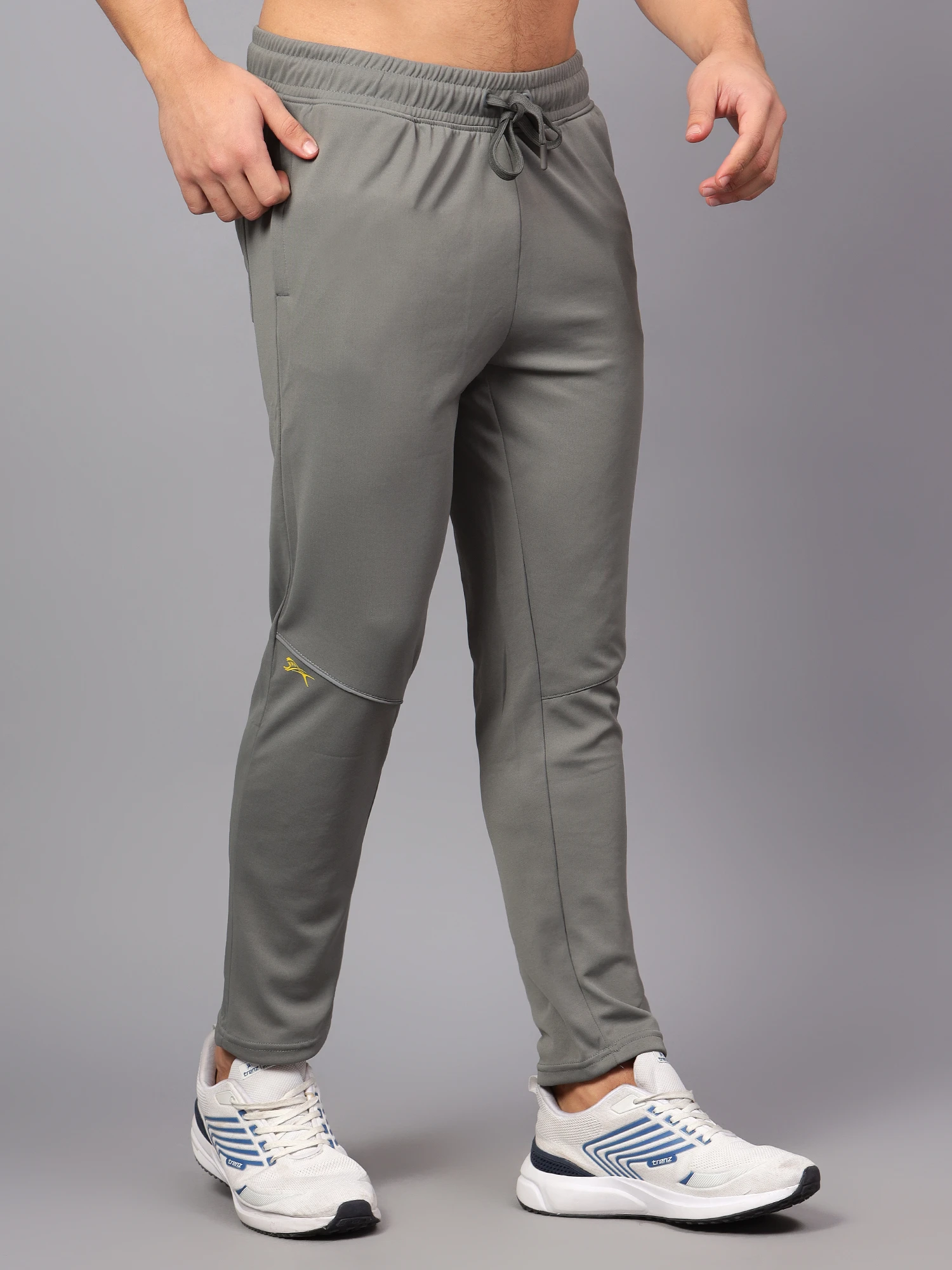 Shiv Naresh Smart Grey Track Pants for Men
