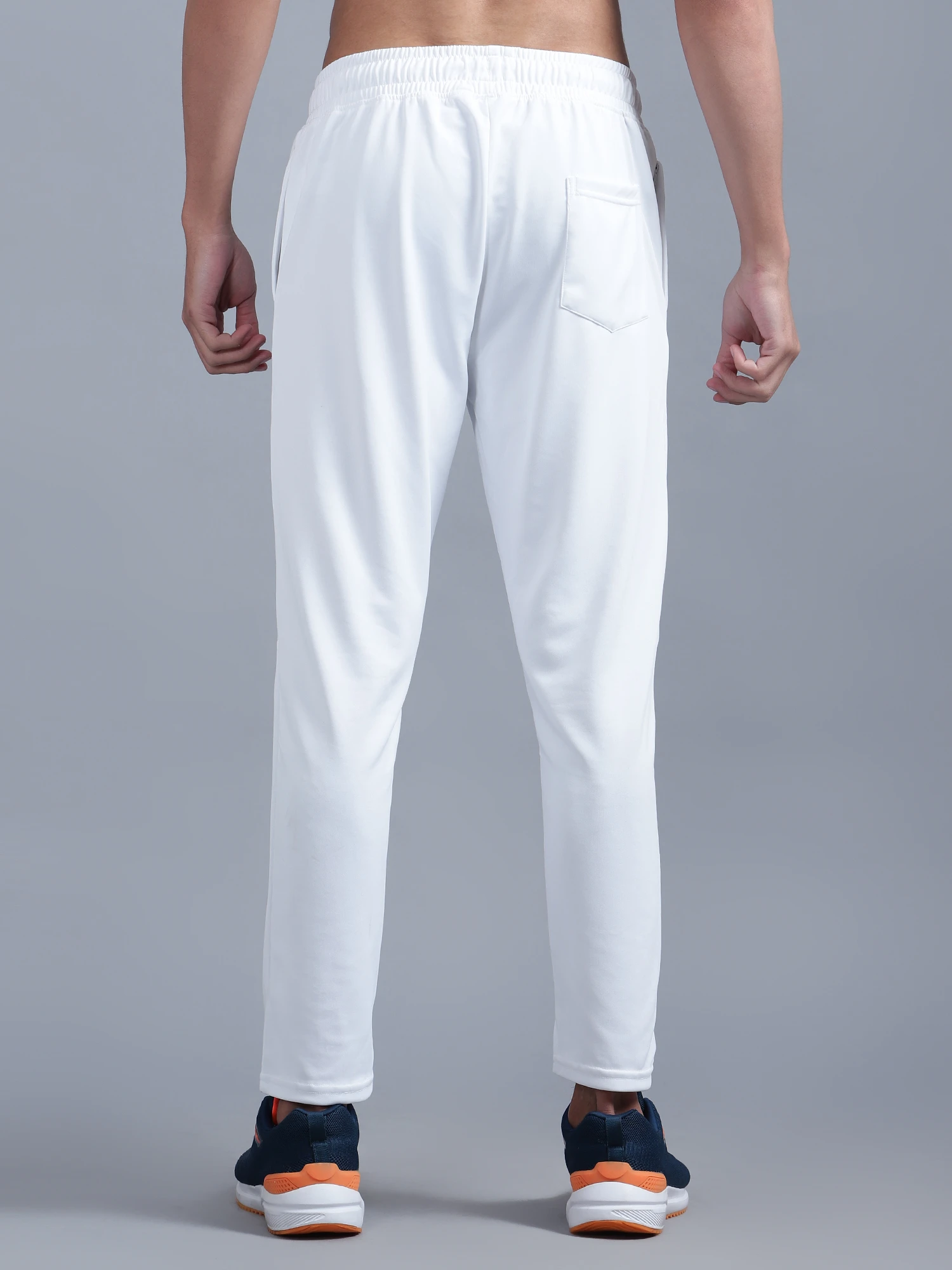 Shiv Naresh Smart Track Pants White for Men