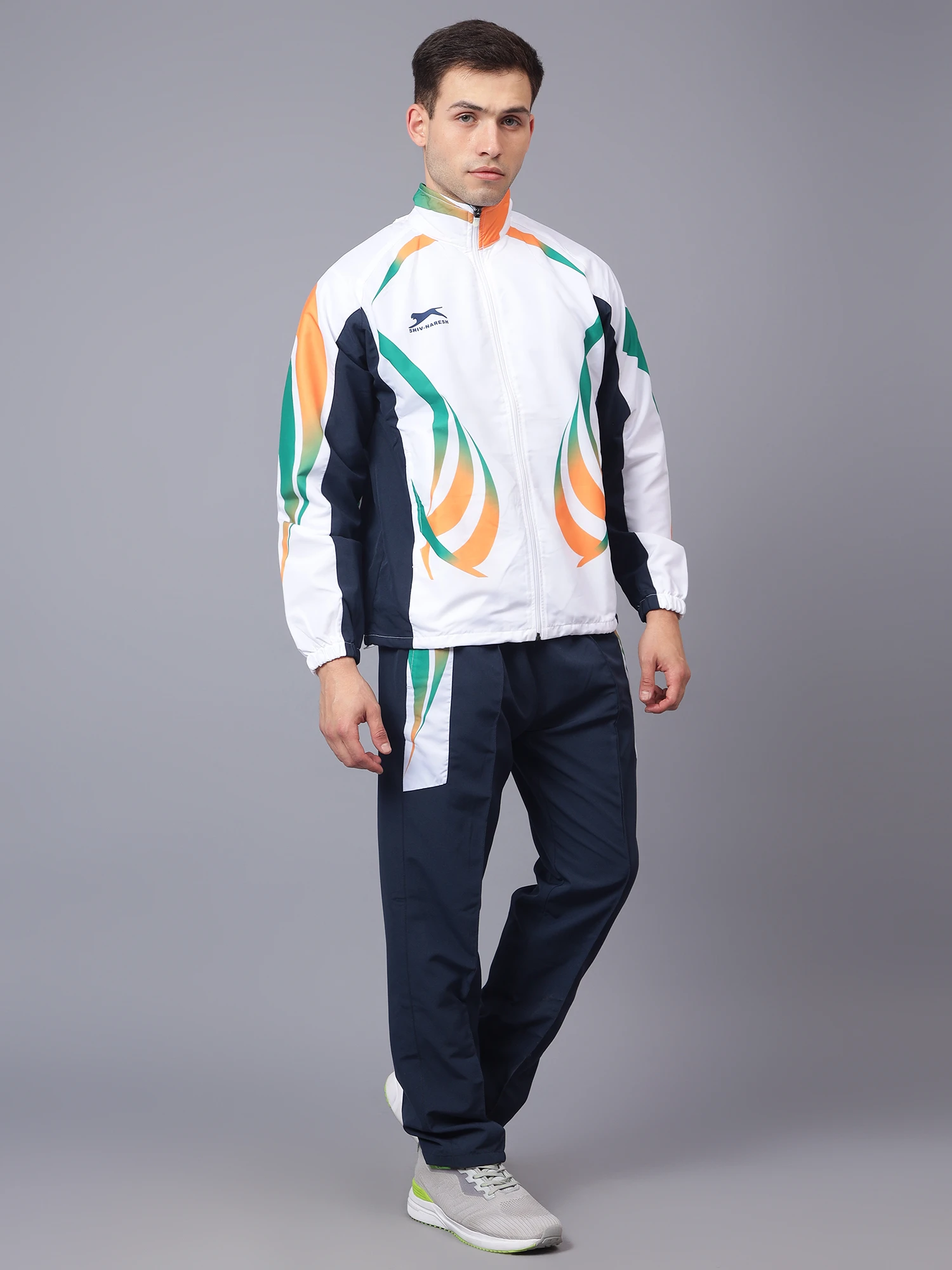 Shiv Naresh Sublimated Printed Tricolor Track Suit for men