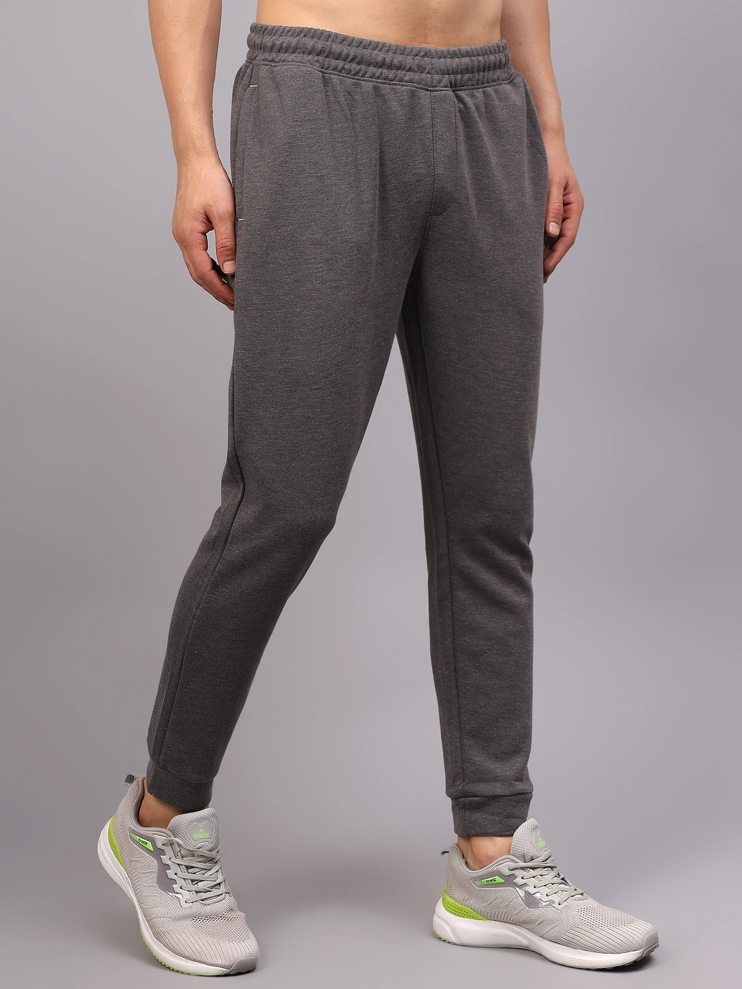 Shiv Naresh Heather Track Pant Dark Grey for Men