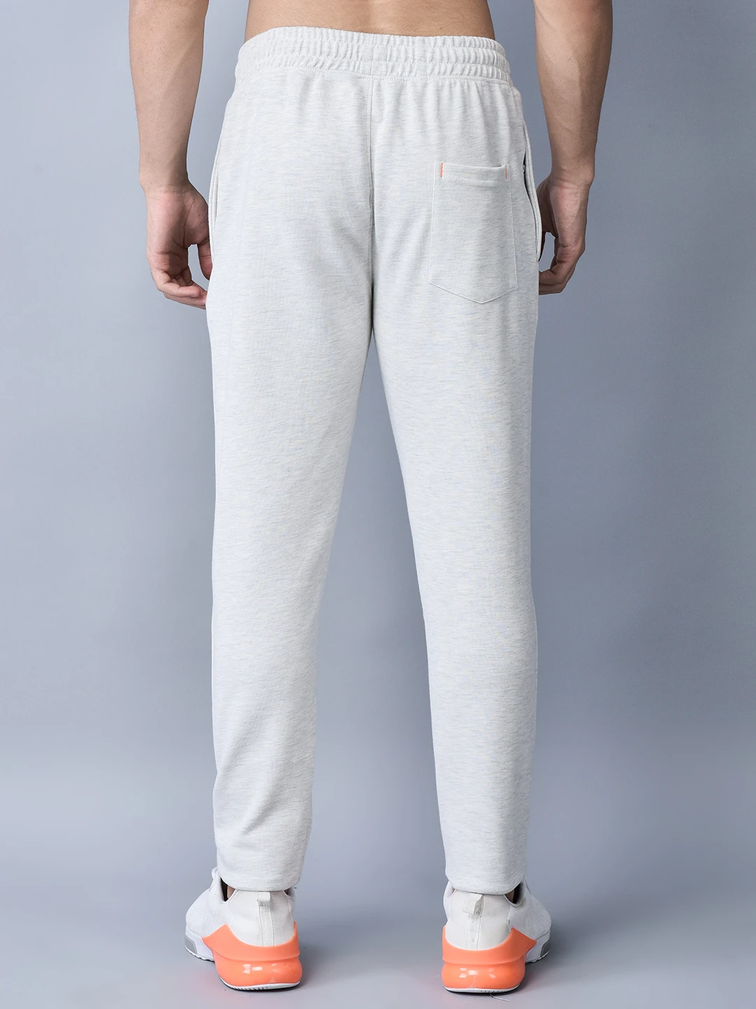 Shiv Naresh Heather Track Pant Light Grey for Men
