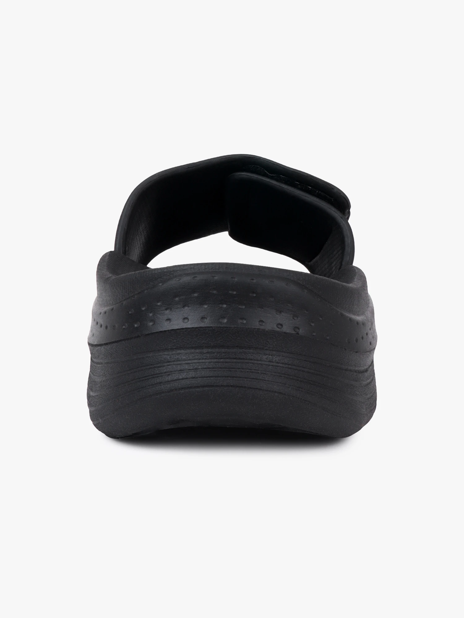 Shivnaresh Black slip-on slippers for men