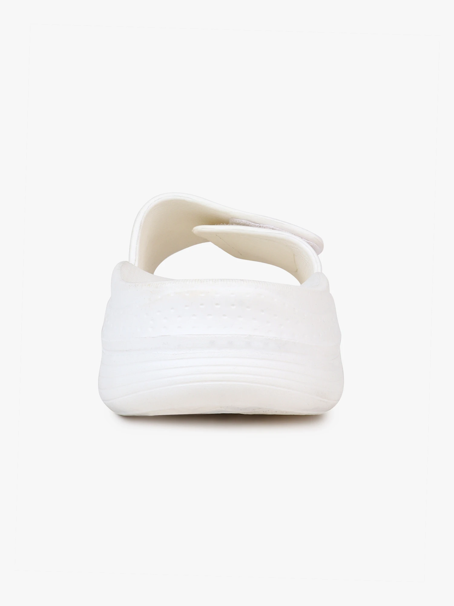 Off white slip-on slippers for men