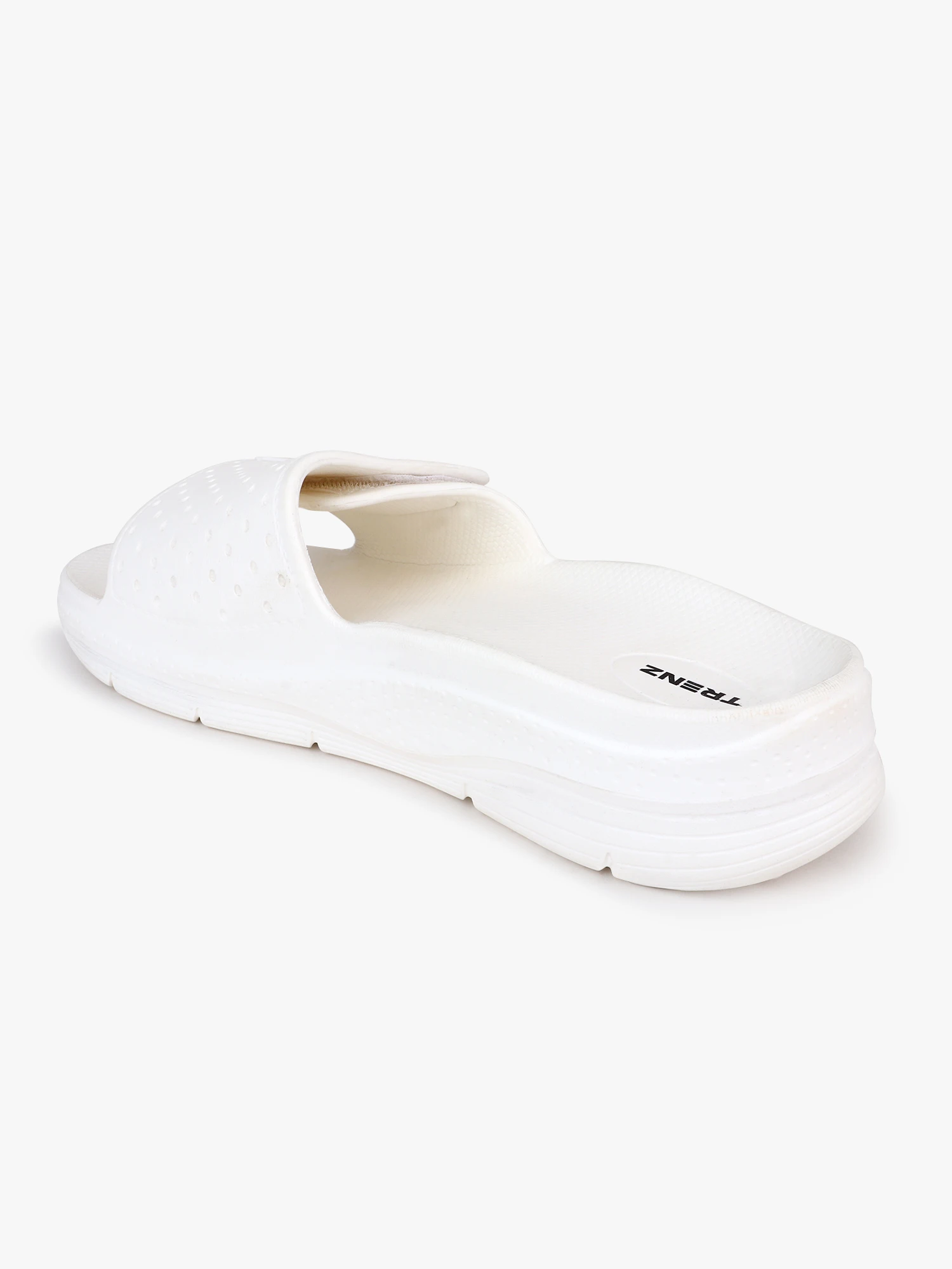 Off white slip-on slippers for men