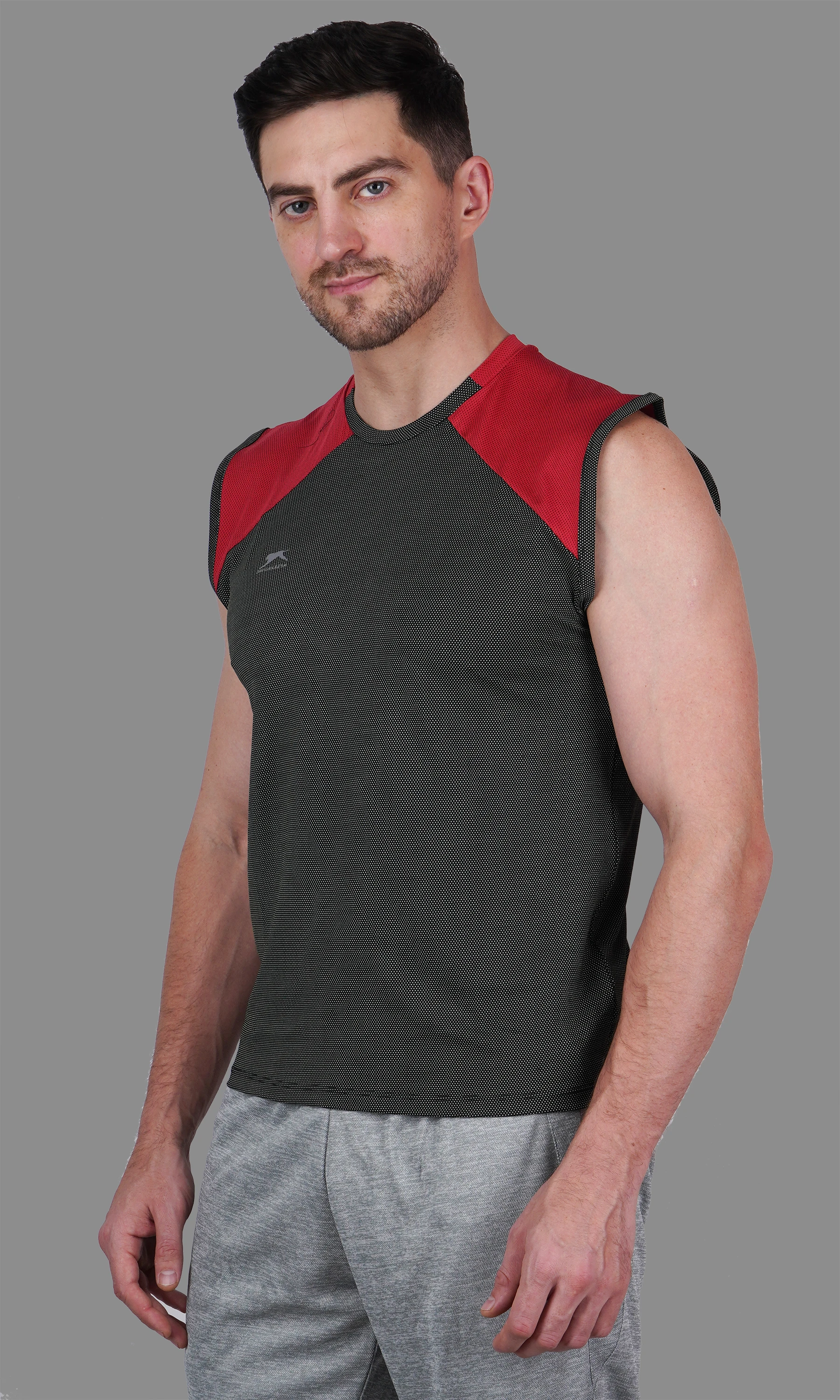 cut sleeves gym t shirt