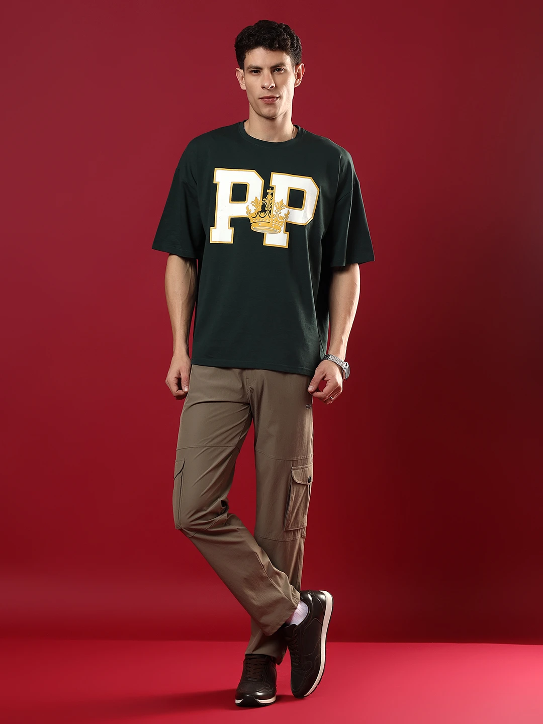 oversized green t shirt