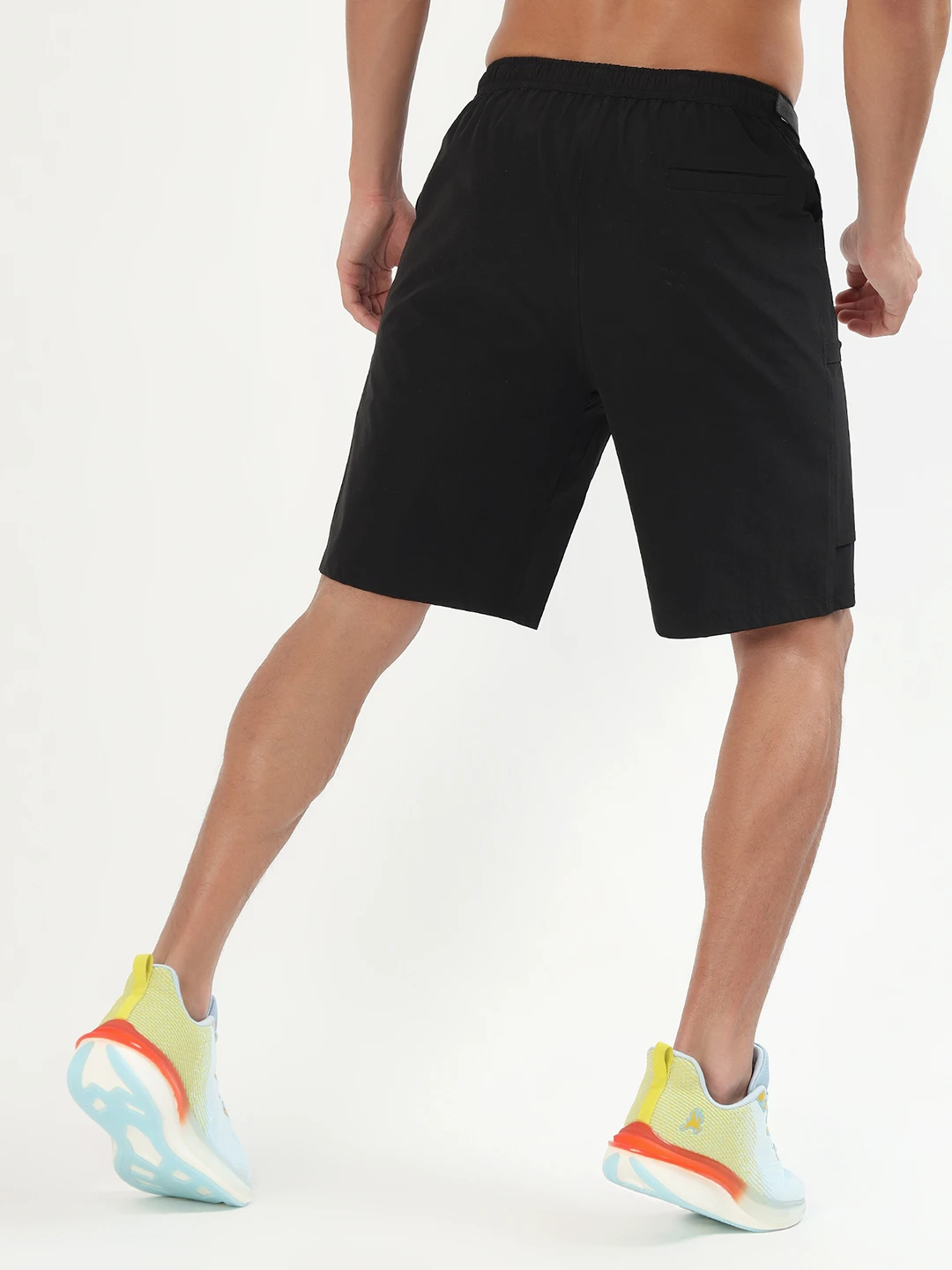 utility shorts black men