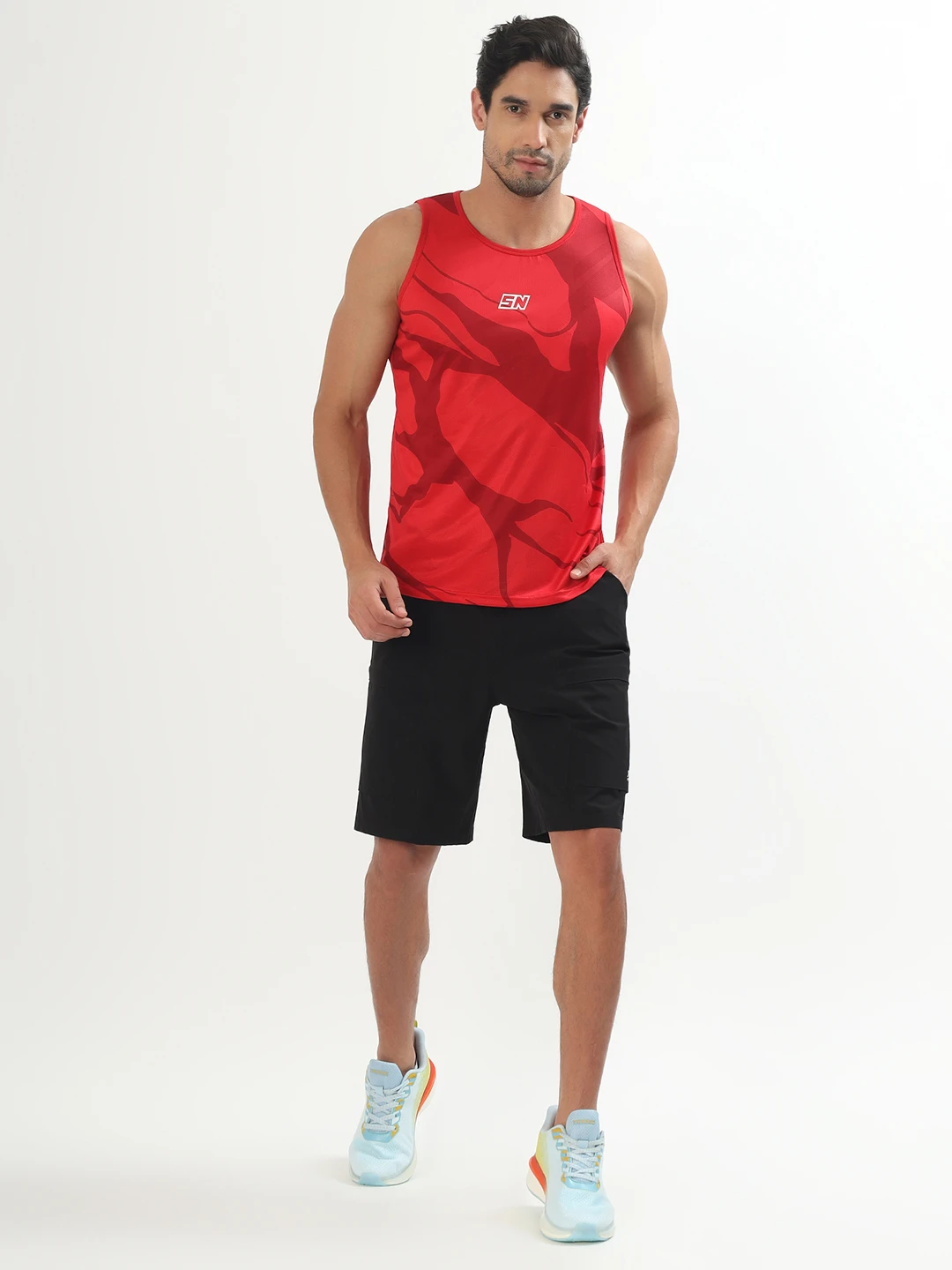 utility shorts black men