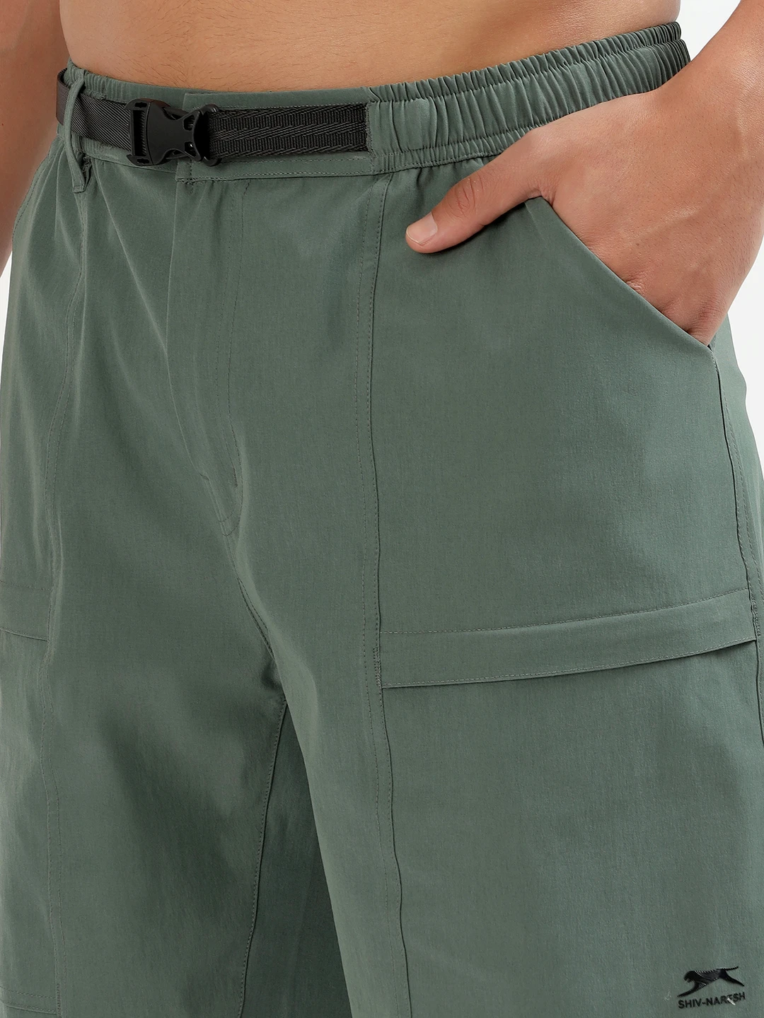 utility shorts olive men