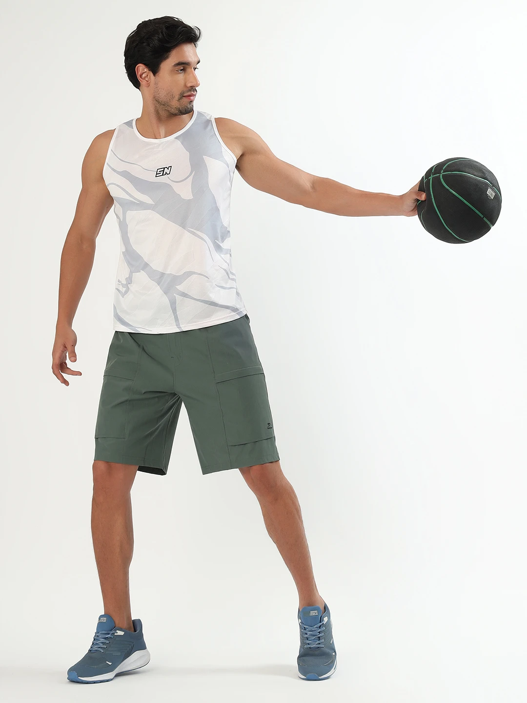 utility shorts olive men