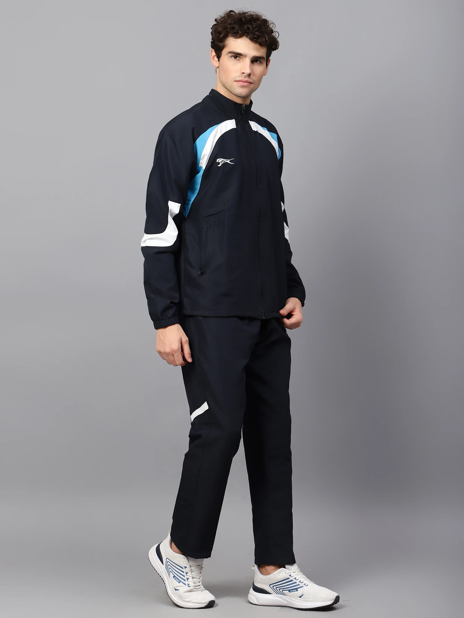 Shivnaresh Training Navy Blue Track Suit for men