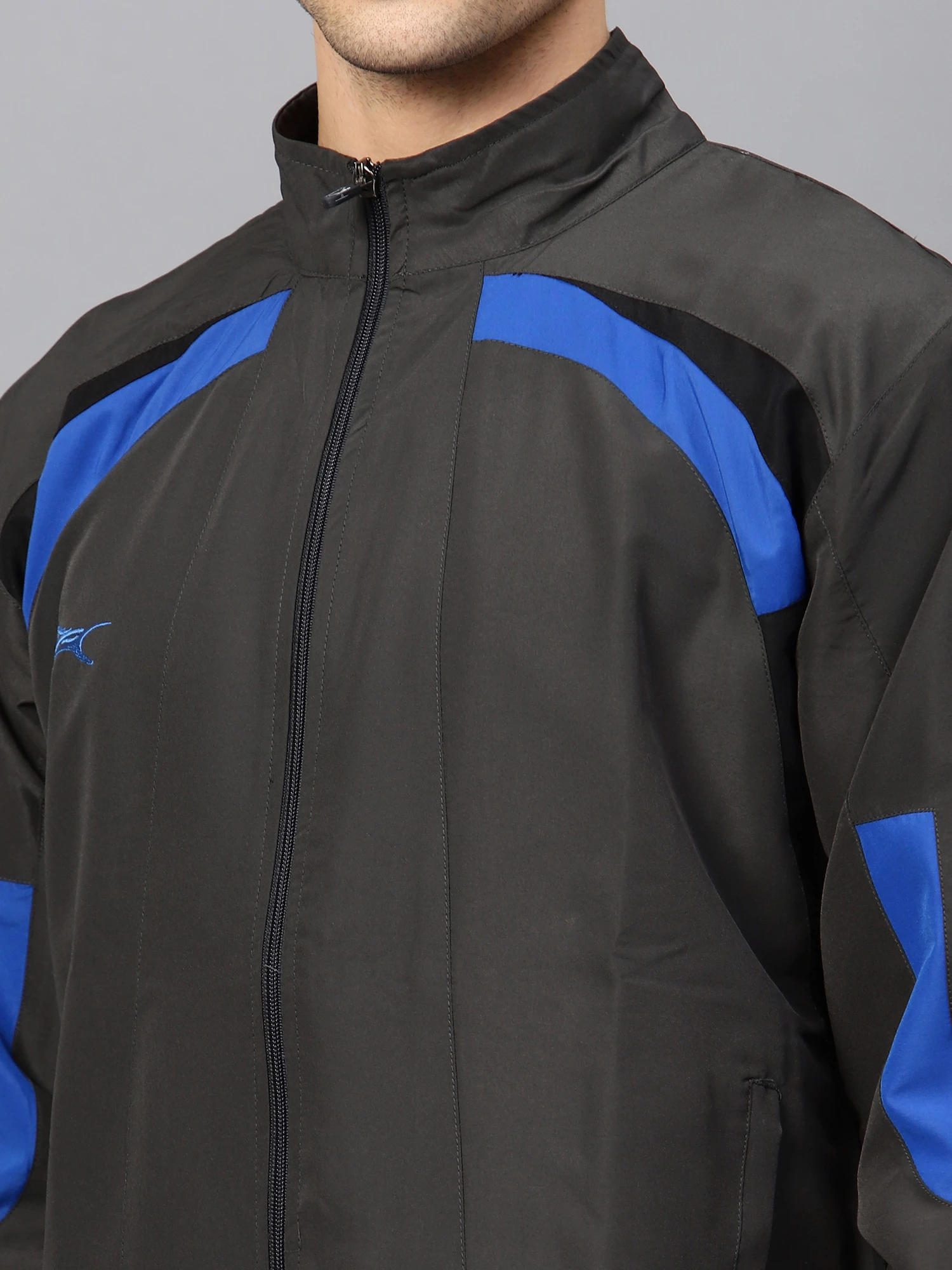 Shivnaresh Training Dark Grey Track Suit for men