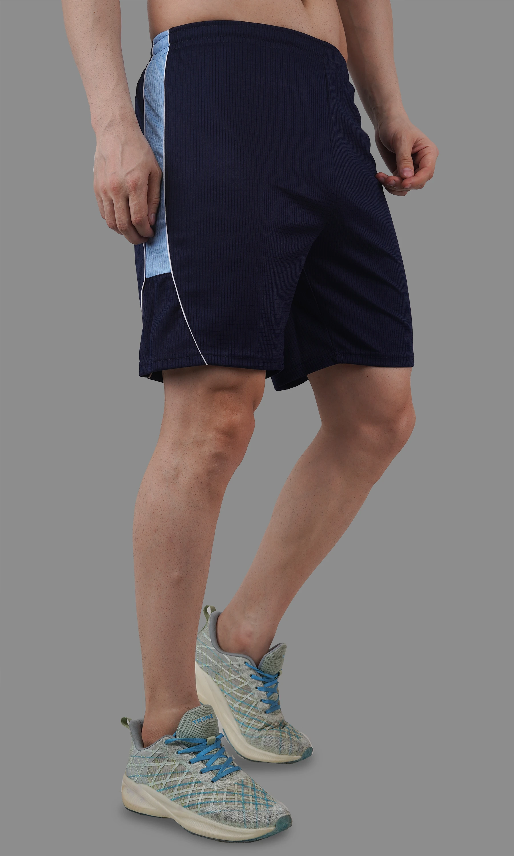 football training shorts navy
