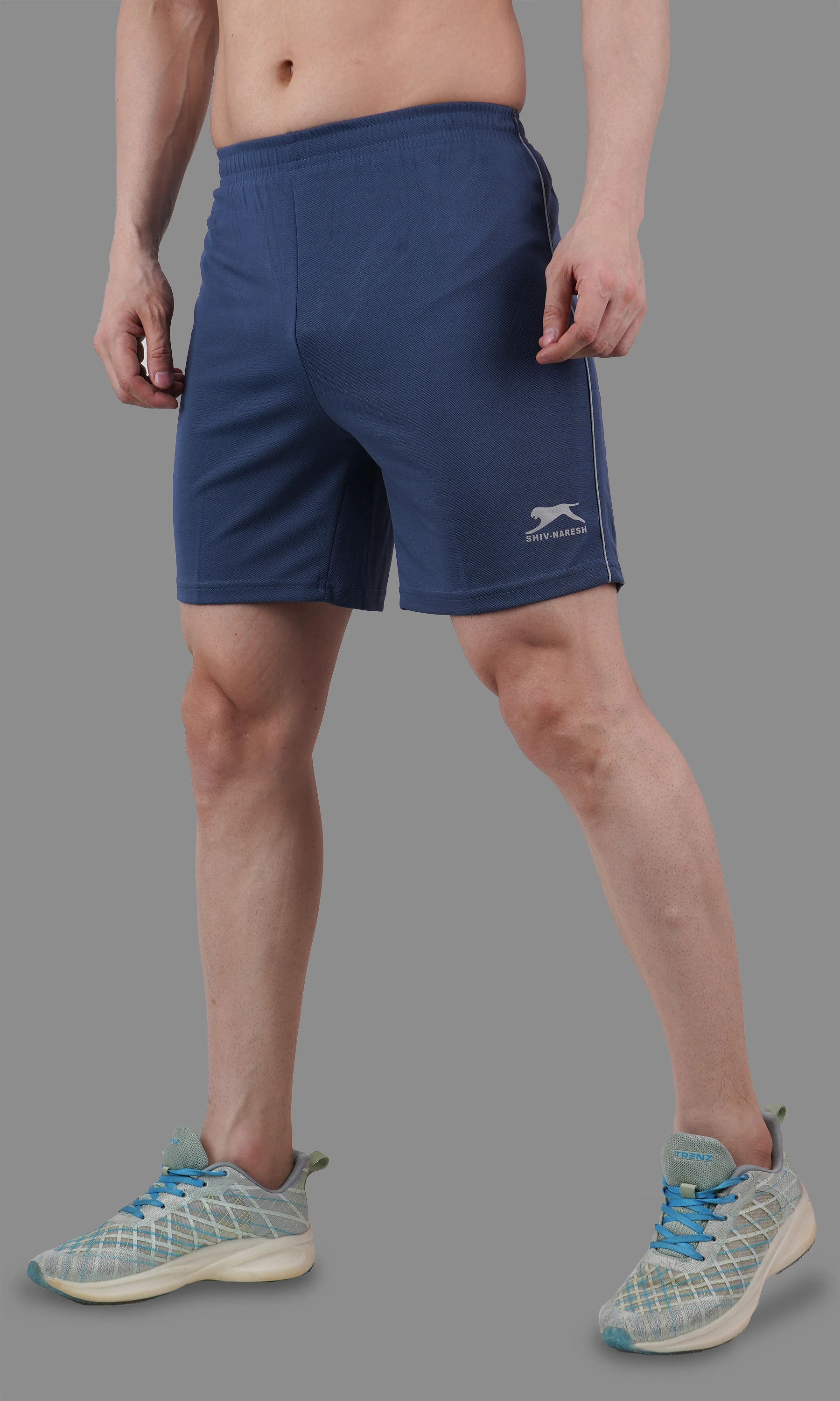 football shorts grey