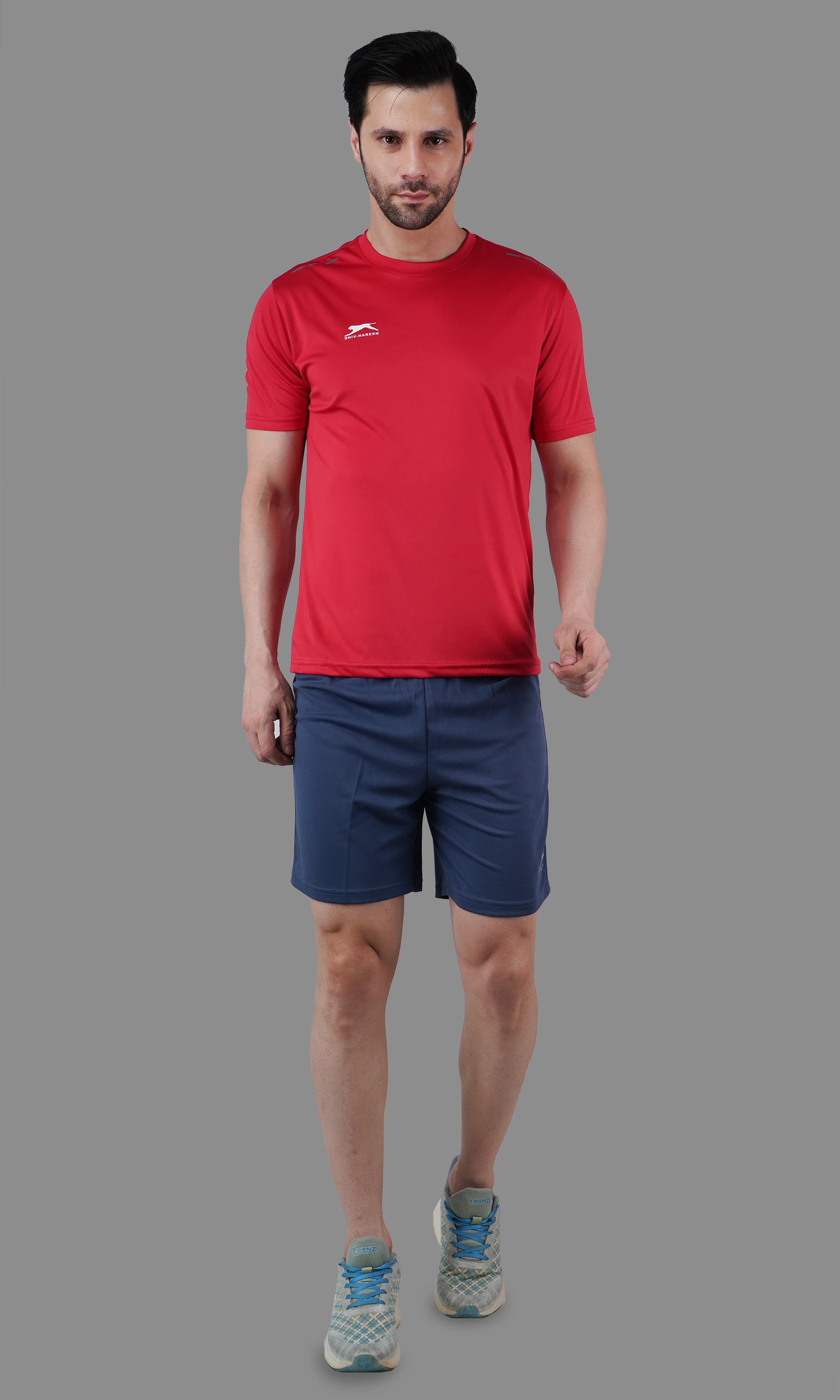 football shorts grey