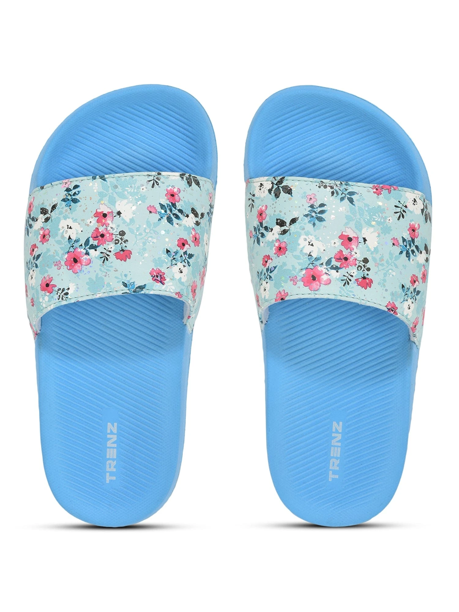 Sky Blue slip-on slippers for girl kids