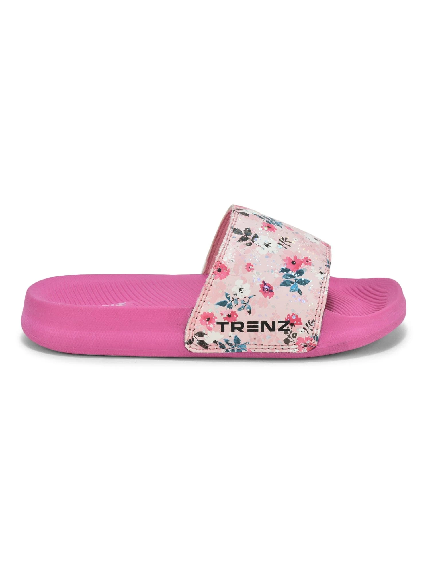 Pink slip-on slippers for girl kids